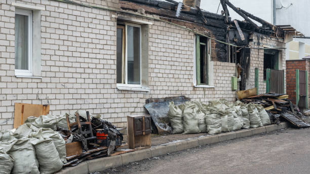 Professional Fire Damage Repair technician working in Jefferson, WI